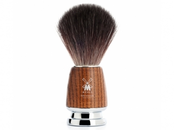 Mhle RYTMO - Black Fibre Rasierpinsel Eschenholz