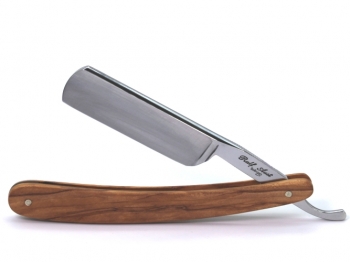 Ralf Aust Rasiermesser 6/8 Zoll Rundkopf Karbonstahl Olivenholz