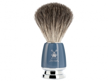 Mhle RYTMO - Dachshaar  Rasierpinsel petrol - blau