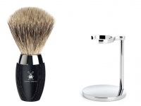 Rasierpinsel Set Angebot Mhle KOSMO feines Dachshaar Mooreiche