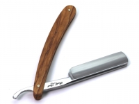 Ralf Aust Rasiermesser 6/8 Zoll Rundkopf Karbonstahl Olivenholz