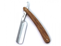 Ralf Aust Rasiermesser 6/8 Zoll Rundkopf Karbonstahl Olivenholz