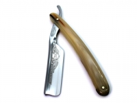 Wacker Rasiermesser 6/8 Zoll Sondermodell BARTH&HAEFNER� Horn hell