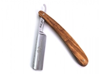 Aust Rasiermesser 5/8 Zoll INOX Edelstahl rostfrei Olivenholz