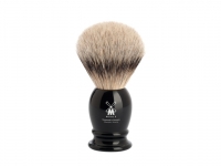 Mhle Rasierpinsel CLASSIC Dachshaar Silberspitz Fu Edelharz schwarz 21mm Ringgre