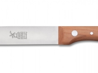 Windmhlenmesser Messer Fleischmesser Rckenspitz Edelstahl rostfrei 18,2cm Klinge mit Heft aus Kirschholz