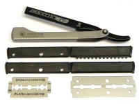 Set Angebot Dovo Shavette und M�hle Reise-Rasierpinsel