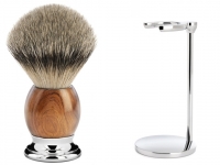 Rasierpinsel Set Angebot Mhle SOPHIST Silberspitzen-Dachshaar Eisenholz